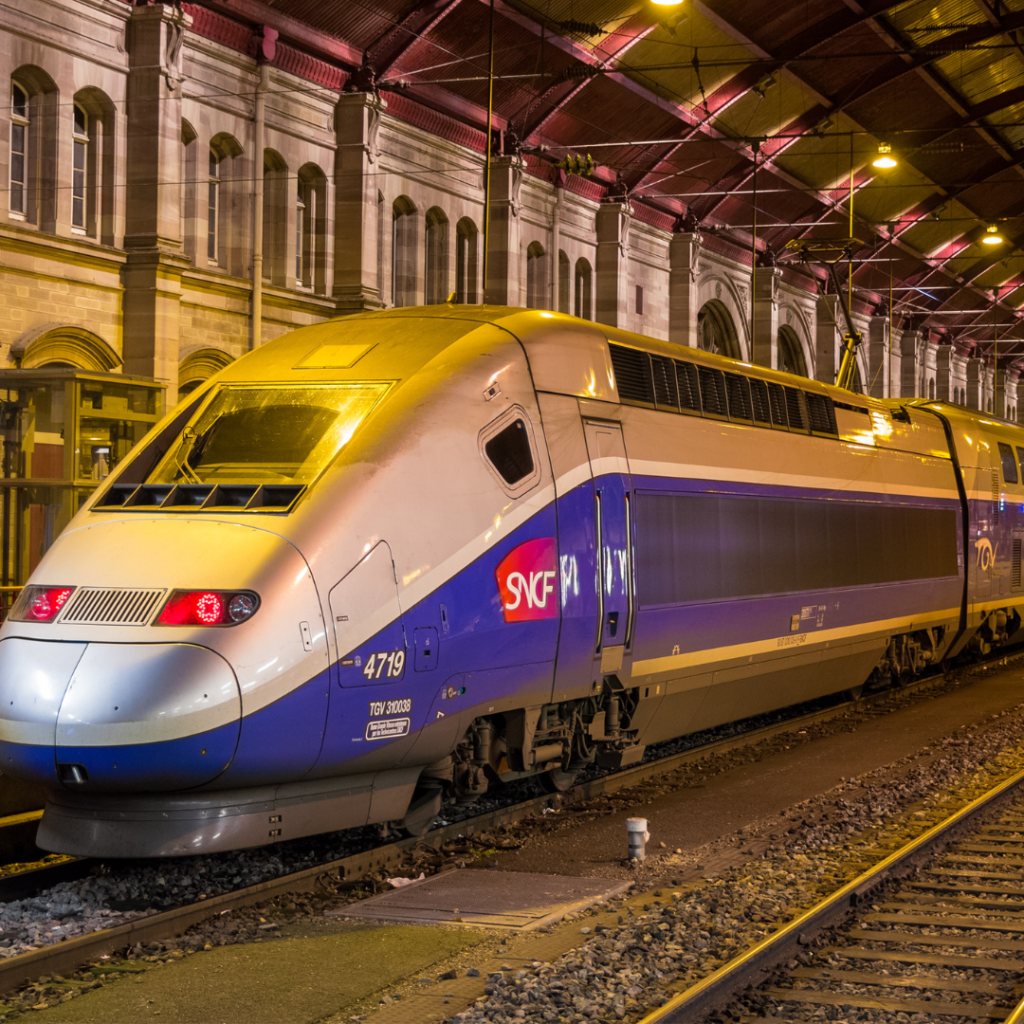 TGV en gare
